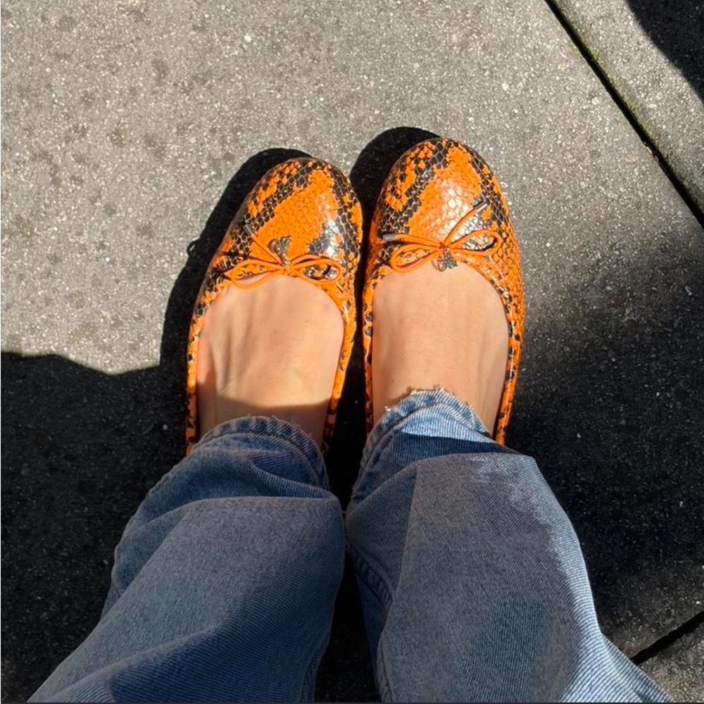 Sam Edelman Snakeskin Flats